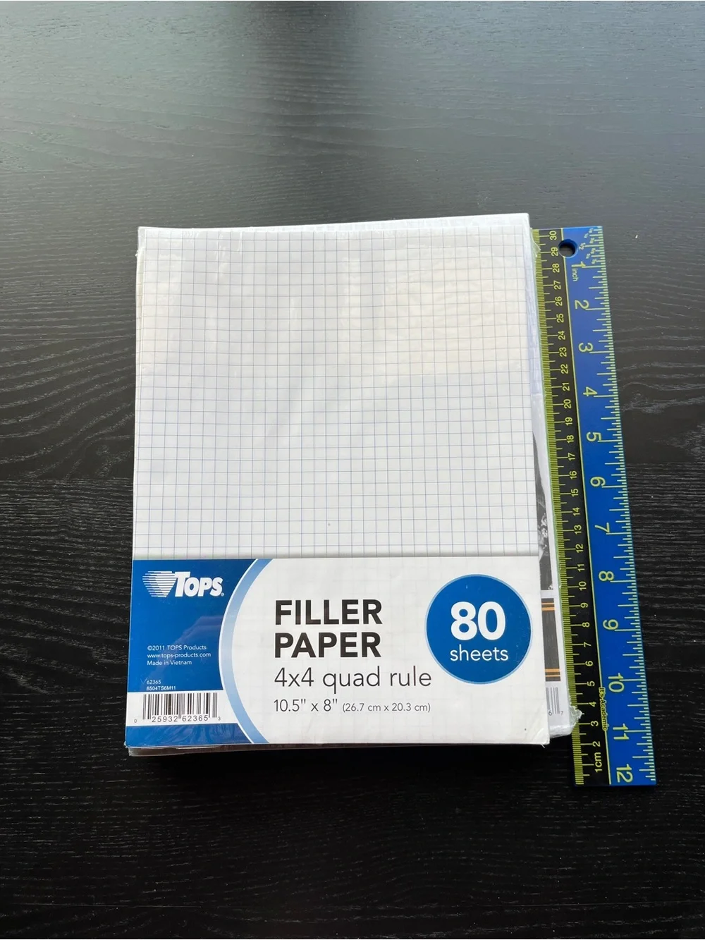 4 Pack Graph Paper Filler Pad Staples Tops Five Star Office Depot 4x4 3-Hole